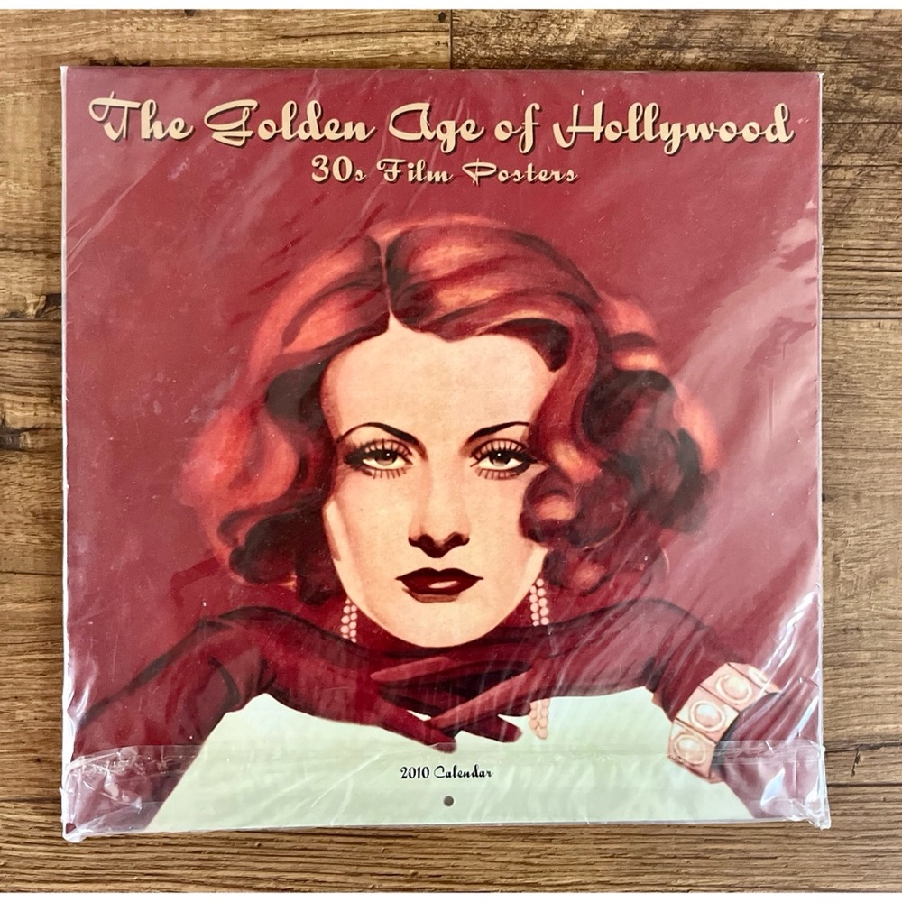 New 2010 Calendar The Golden Age of Hollywood 30s Film Movie Posters Mae West